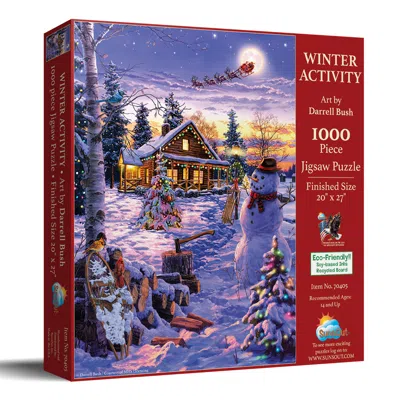Sunsout Winter Activity 1000 Piece Jigsaw Puzzle For Adults Christmas
