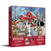 Sunsout Winter Barn 500 Piece Jigsaw Puzzle For Adults Christmas In Multi