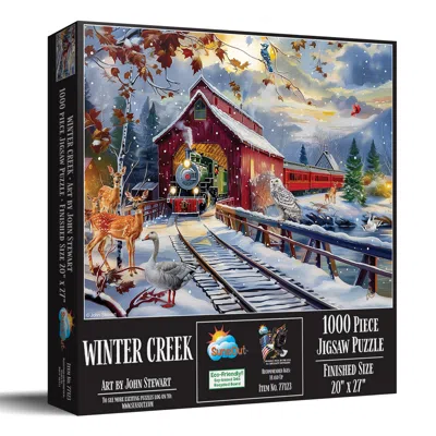 Sunsout Winter Creek 1000 Piece Jigsaw Puzzle For Adults Christmas In Multi