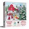 Sunsout Winter Farm 1000 Piece Jigsaw Puzzle For Adults In Multi