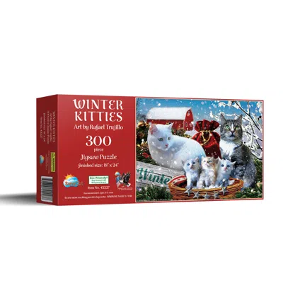 Sunsout Winter Kitties 300 Piece Jigsaw Puzzle For Adults Christmas In Multi