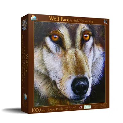 Sunsout Wolf Face 1000 Piece Jigsaw Puzzle For Adults In Brown