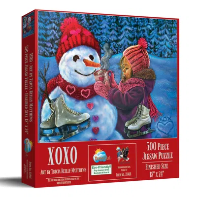 Sunsout Xoxo 500 Piece Jigsaw Puzzle For Adults Christmas In Red