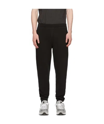 Sunspel Black Logo Casual Sweatpants