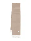Sunspel Cashmere Fringed Scarf In Brown