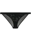 Sunspel Cellular Mesh Briefs In Black
