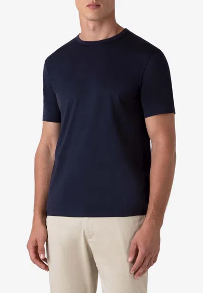 Sunspel Classic Crewneck T-shirt In Navy