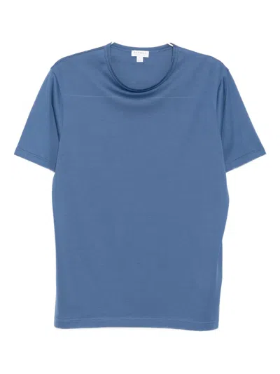 Sunspel 'classic' T-shirt In Blue