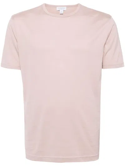 Sunspel Classic T-shirt In Pink