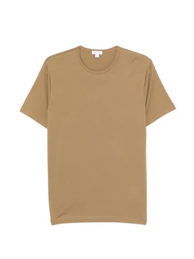 Sunspel Classic T-shirt In Brown