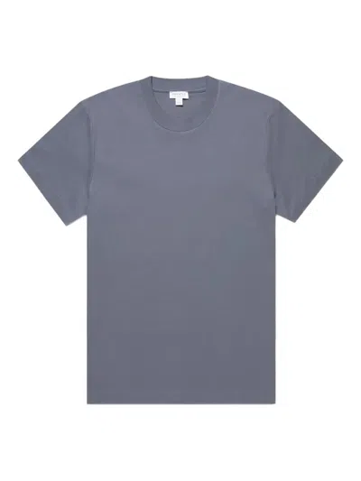 Sunspel Classic T‑shirt In Gray