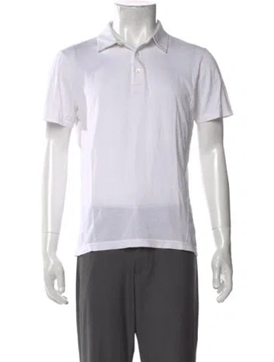 Pre-owned Sunspel Collar Short Sleeve Polo Shirt In Gray