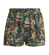 Sunspel Mens Jungle Print Floral-print Regular-fit Cotton Boxer Shorts In Multi