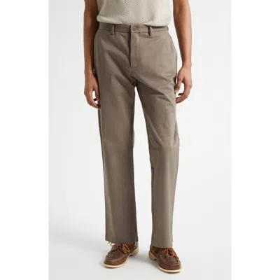 Sunspel Cotton Drill Trousers In Gray