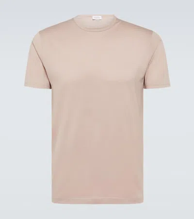 Sunspel Cotton Jersey T-shirt In Pale Pink224