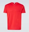 Sunspel Cotton Jersey T-shirt In Red