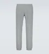 Sunspel Loopback Drawstring Track Pants In Grey