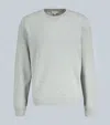 Sunspel Cotton Loopback Sweatshirt In Grey