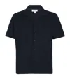 Sunspel Cotton Open Collar Polo Shirt