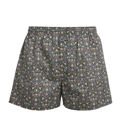 Sunspel Cotton Orchid Boxer Shorts