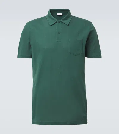 Sunspel Cotton Polo Shirt In Multi