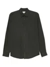 Sunspel Cotton Shirt In Green
