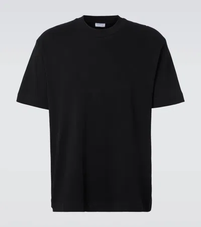 Sunspel Cotton T-shirt In Black