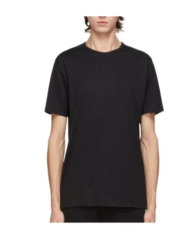 Sunspel Crew Neck Cotton T-shirt In Black