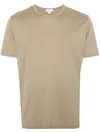 Sunspel Crew-neck Cotton T-shirt In Neutrals