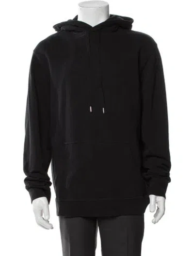 Pre-owned Sunspel Crew Neck Long Sleeve Hoodie In Black