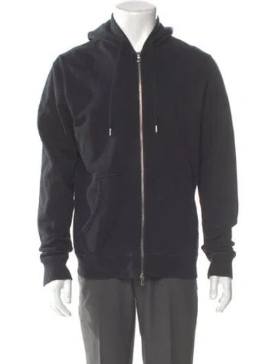 Pre-owned Sunspel Crew Neck Long Sleeve Hoodie In Gray