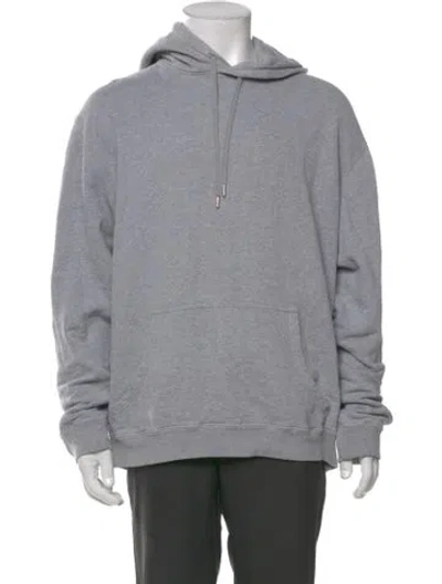 Pre-owned Sunspel Crew Neck Long Sleeve Hoodie In Gray
