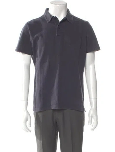 Pre-owned Sunspel Crew Neck Short Sleeve Polo Shirt In Gray