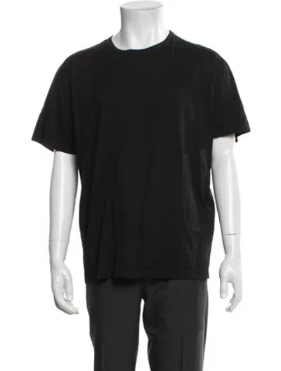 Pre-owned Sunspel Crew Neck Short Sleeve T-shirt In Black