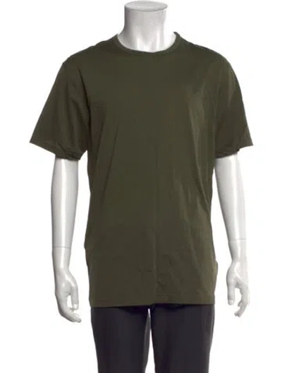 Pre-owned Sunspel Crew Neck Short Sleeve T-shirt In Blue