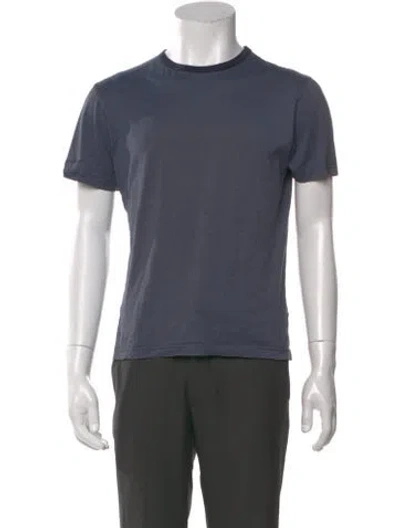 Pre-owned Sunspel Crew Neck Short Sleeve T-shirt In Gray