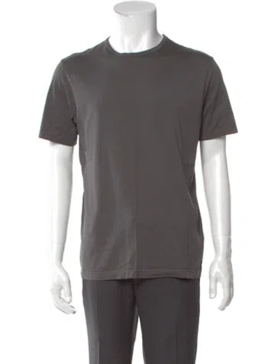Pre-owned Sunspel Crew Neck Short Sleeve T-shirt In Gray