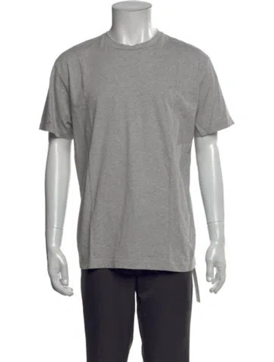 Pre-owned Sunspel Crew Neck Short Sleeve T-shirt In Gray