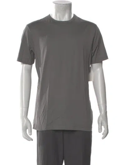 Pre-owned Sunspel Crew Neck Short Sleeve T-shirt In Gray