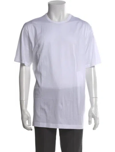 Pre-owned Sunspel Crew Neck Short Sleeve T-shirt In Gray