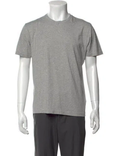 Pre-owned Sunspel Crew Neck Short Sleeve T-shirt In Gray