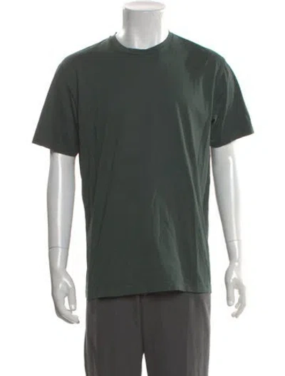 Pre-owned Sunspel Crew Neck Short Sleeve T-shirt In Green