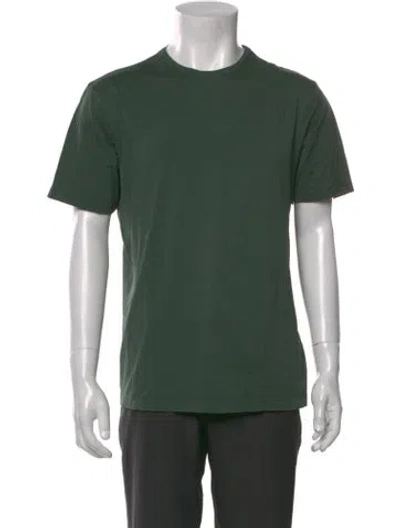 Pre-owned Sunspel Crew Neck Short Sleeve T-shirt In Green