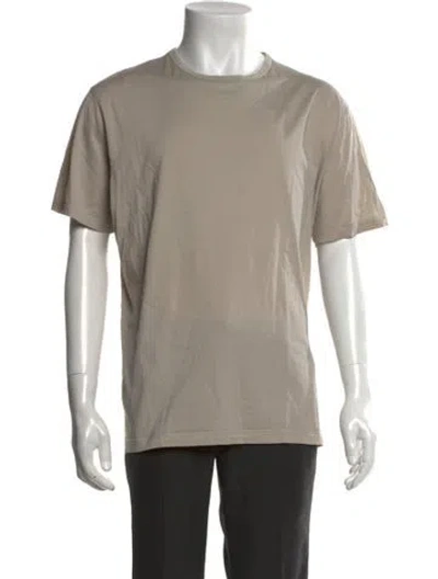 Pre-owned Sunspel Crew Neck Short Sleeve T-shirt In Green