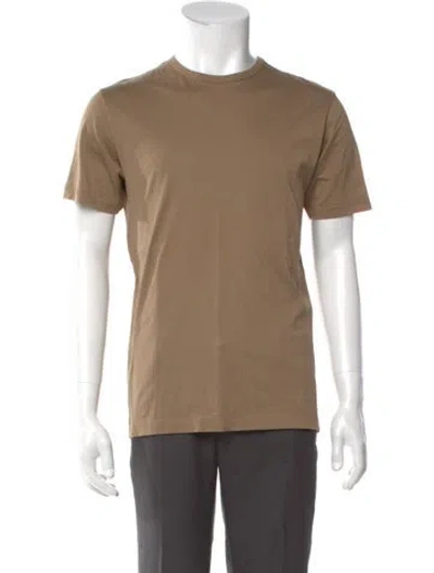 Pre-owned Sunspel Crew Neck Short Sleeve T-shirt In Neutral