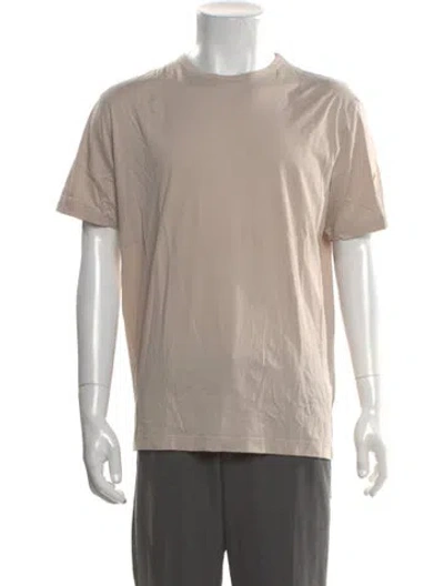 Pre-owned Sunspel Crew Neck Short Sleeve T-shirt In Neutral