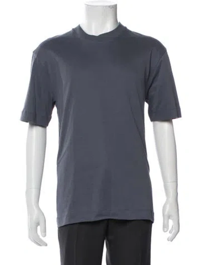 Pre-owned Sunspel Crew Neck Short Sleeve T-shirt W/ Tags In Gray