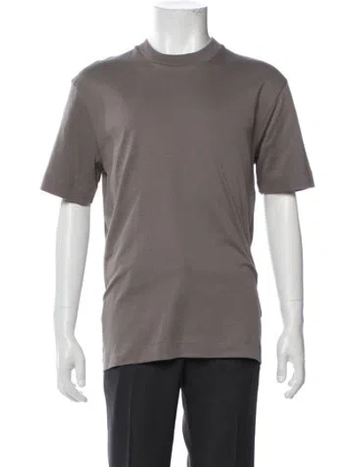 Pre-owned Sunspel Crew Neck Short Sleeve T-shirt W/ Tags In Gray