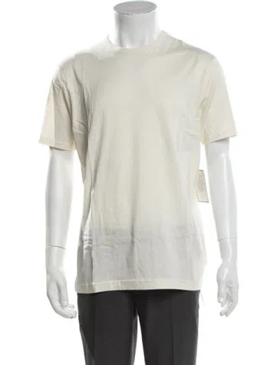 Pre-owned Sunspel Crew Neck Short Sleeve T-shirt W/ Tags In Neutral