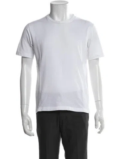 Pre-owned Sunspel Crew Neck Short Sleeve T-shirt In White